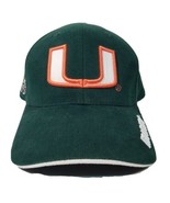 Univ. of Miami Hurricanes Hat Cap Adult Green Strapback Sebastian Ibis C... - £10.35 GBP