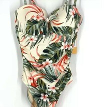 Kona Sol™ ~ Women&#39;s Small (4-6) ~ Multi Floral Design/AFK59 ~ One Piece Swimsuit - £20.92 GBP