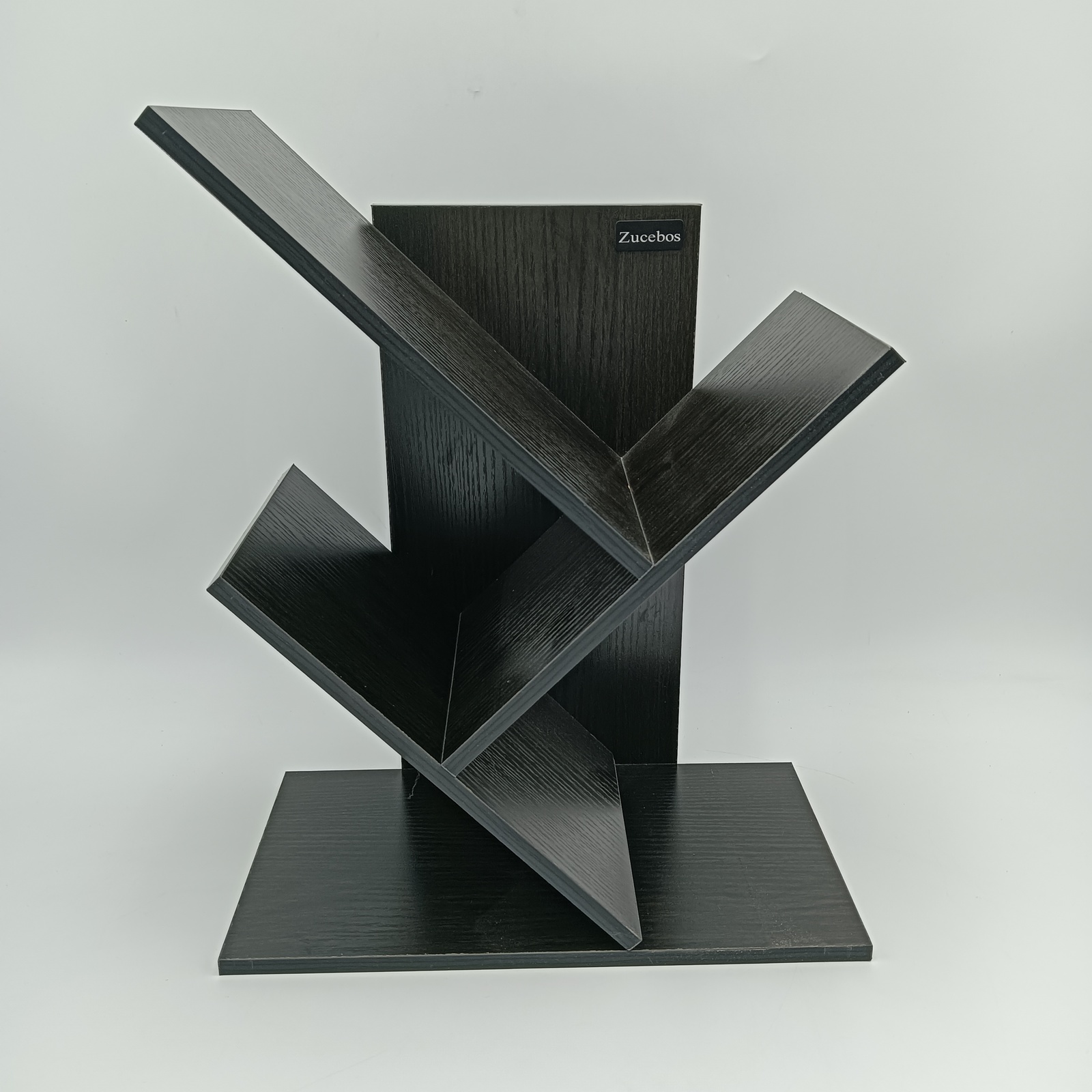Zucebos Bookshelves Tree Bookshelf Wood Book Storage Rack for Home Office - $29.99