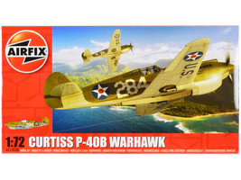 Skill 1 Model Kit Curtiss P-40B Warhawk Fighter-Bomber Aircraft 1/72 Plastic Mod - £18.18 GBP