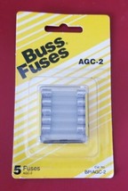 Buss Fuses BP/AGC2 New Unopened Pack Of 5 - £2.21 GBP