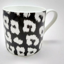 PORTOBELLO Mug By Inspire Fine Bone China Leopard Skin Black Spots Abstract 16Oz - £17.01 GBP