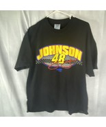 VINTAGE 2002 Jimmie Johnson TShirt Hendrick Racing Nascar 2 Sided Mens XL - £20.89 GBP