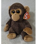 Ty Beanie Boos 6&quot; Plush Bananas 2nd GEN Retired and VGWGT Glitter Eyes NWT - £10.09 GBP
