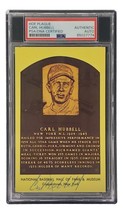 Carl Hubbell Signed 4x6 New York Giants Hall Of Fame Card Plate PSA /-
show o... - £61.41 GBP