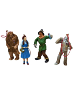 WIZARD of OZ Ornaments Dorothy Scarecrow Cowardly Lion Tin Man 3 Inch 20... - £13.05 GBP