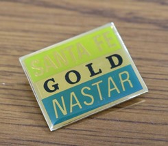 SANTA FE - Ski Pin Badge Skiing - NASTAR GOLD - New Mexico NM Mountains MTN - £15.71 GBP