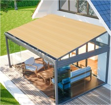 For Outdoor Patios, Decks, And Backyards, Tenta Shade Cover (10 X 12 Ft, Sand) - £48.57 GBP