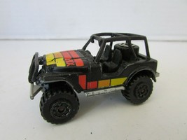 MATCHBOX DIECAST CAR 1983 BLACK 4 X 4 JEEP MADE IN  MACAU  H2 - £2.89 GBP