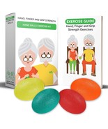 Hand Exercise Balls for Arthritis Set of 4 Squeeze Balls for Hand Therap... - £30.63 GBP