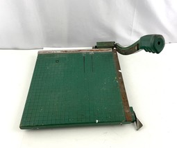 VTG Paper Trimmer Cutter Hunt Wilde Paper Cutter Board School Teacher Photo - £20.84 GBP