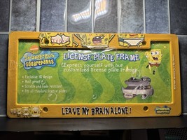 SpongeBob Squarepants License Plate Frame 2002 Nickelodeon  Vintage - $455.58 MXN