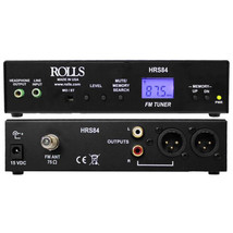 Rolls HRS84 FM Digital Tuner with Pro Line Level XLR Outputs for Audio S... - $159.00