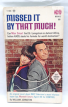 Get Smart - Missed It By That Much - Agent 86 &amp; 99 Adventure Tempo Books Pulp - £11.95 GBP