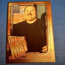 SGT. Slaughter 2002 WWE Trading Card Raw Fleer All Access &quot;Off The Mat&quot; #74 - £3.17 GBP
