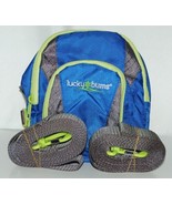 Lucky Buns 101BL Ski Trainer Color Blue Handle Leash Backpack - £33.77 GBP