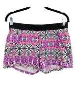 Athleta Womens Athletic Shorts Purple Size M Built In Brief All Over Print  - £19.39 GBP