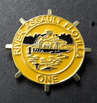Vietnam River Assault Flotilla Vet Veteran Usa Lapel Hat Pin Badge 1 Inch - £4.50 GBP