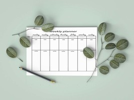 Weekly Planner 2020, printable planner, weekly printable, planner inserts, undat - £1.40 GBP