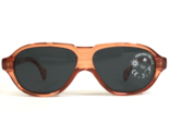 Vuarnet Kids Sunglasses B100 Clear Orange Square Frames with Blue Lenses - $46.59