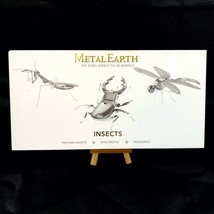 Metal Earth Model 3D Kit Insects Praying Mantis Stag Beetle Dragonfly Steel Diy - £31.64 GBP