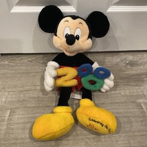 Vintage Year 2000 Y2K Mickey Mouse Plush 18&quot; Disney World Millennium - £20.82 GBP