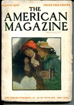 American 3/1907-Ida Tarbell-Horace Greeley-classic illustrations-pulp format-VG - $94.58