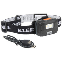 Klein Tools Rechargeable LED Headlamp Worklight Adjustable Strap Magnetic Mount - £31.59 GBP