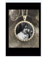 Helen Keller pretty rhinestones 925 silver necklace beautiful gift boxed - $18.99