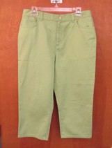 LAUREN JEANS CO RALPH LAUREN Classic Midcalf  Sz 10 Coastal Green NWTs - £23.45 GBP