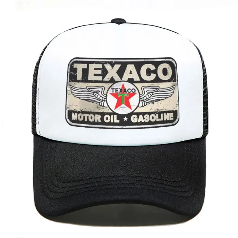 Punk Unisex Vintage Texaco Sign Trucker Hat Adult Adjustable Baseball Cap for - £10.86 GBP