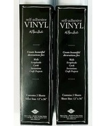 Paper Studio Self Adhesive Vinyl Sheets Adhesive Set Of 2 Boxes 12&quot; x 36... - $158.94 MXN