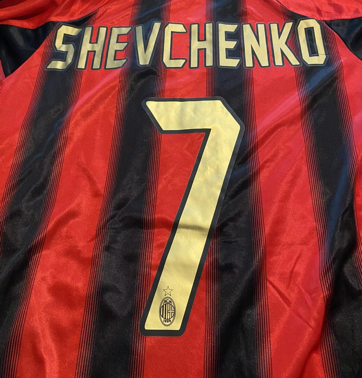 AC MILAN HOME JERSEY 2003/04(RETRO) SHEVCHENKO #7 // FREE SHIPPING