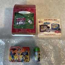 Hallmark 2000 SUPER FRIENDS Lunch Box Set Ornaments QX6724 NOS H1 - £7.49 GBP