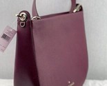 NWB Kate Spade Lexy Shoulder Dark Purple Leather Large Hobo K4659 $399 G... - $162.35