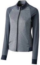 Nwt Ladies Cutter &amp; Buck Liberty Navy Long Sleeve Full Zip Knit Golf Jacket - M - £31.32 GBP