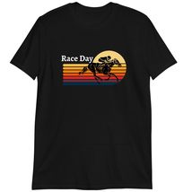 Race Day Vintage Shirt, Horse Racing Race T-Shirt Dark Heather - £14.62 GBP+