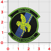 Air Force 20TH Sos Special Operations Green Hornets Embroidered Patch - £27.67 GBP