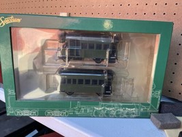 Bachmann On30 Rail Bus &amp; Trailer Full Interiors OLIVE  DCC 28498 - £175.30 GBP