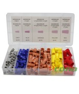 158pc Wire Twist Connectors Assortment Kit Caps Nuts w/Spring Insert Ass... - $9.46