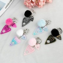 Women Keychain Ouija Planchette Resin Charms Handbag Keyring with Puffer... - $8.99