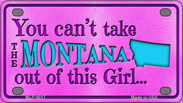 Montana Girl Novelty Mini Metal License Plate Tag - £11.95 GBP