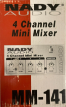 Nady - MM-141 - 4-Channel Mini Mixer - $49.95