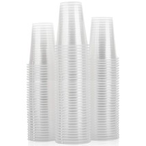 [100 Pack 8 Oz ] Plastic Cups, Plastic Cups, Clear Plastic Cups 8 Oz Cle... - $20.99