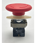 Telemecanique ZB2-BE102 Emergency Stop Pushbutton W/Contact Block 250V 6A  - $198.45 MXN