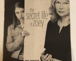 Secret Life Of Zoey Tv Guide Print Ad Mia Farrow Andrew McCarthy TPA21 - $5.93