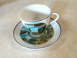 Yellowstone Mini Cup and Saucer Souvenir National Parks Landmarks Travel Japan - $11.30