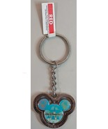 Walt Disney World Mickey Icon &quot;Mickey at Park&quot; Spinner Metal Keychain Ne... - $9.49