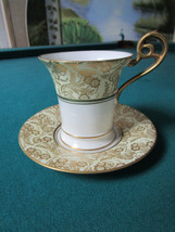 ADDERLEY OVINGTON BROS NEW YORK ANTIQUE COFFEE CUP AND SAUCER  - £97.38 GBP