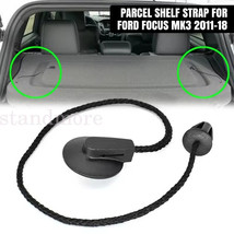 Parcel Shelf Tray Cover string strap rope &amp; clips For FORD FOCUS MK3 201... - $8.90